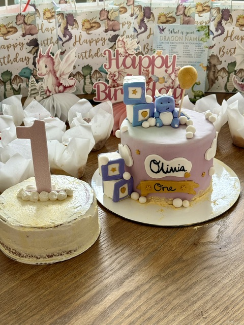 Custom first birthday cakes