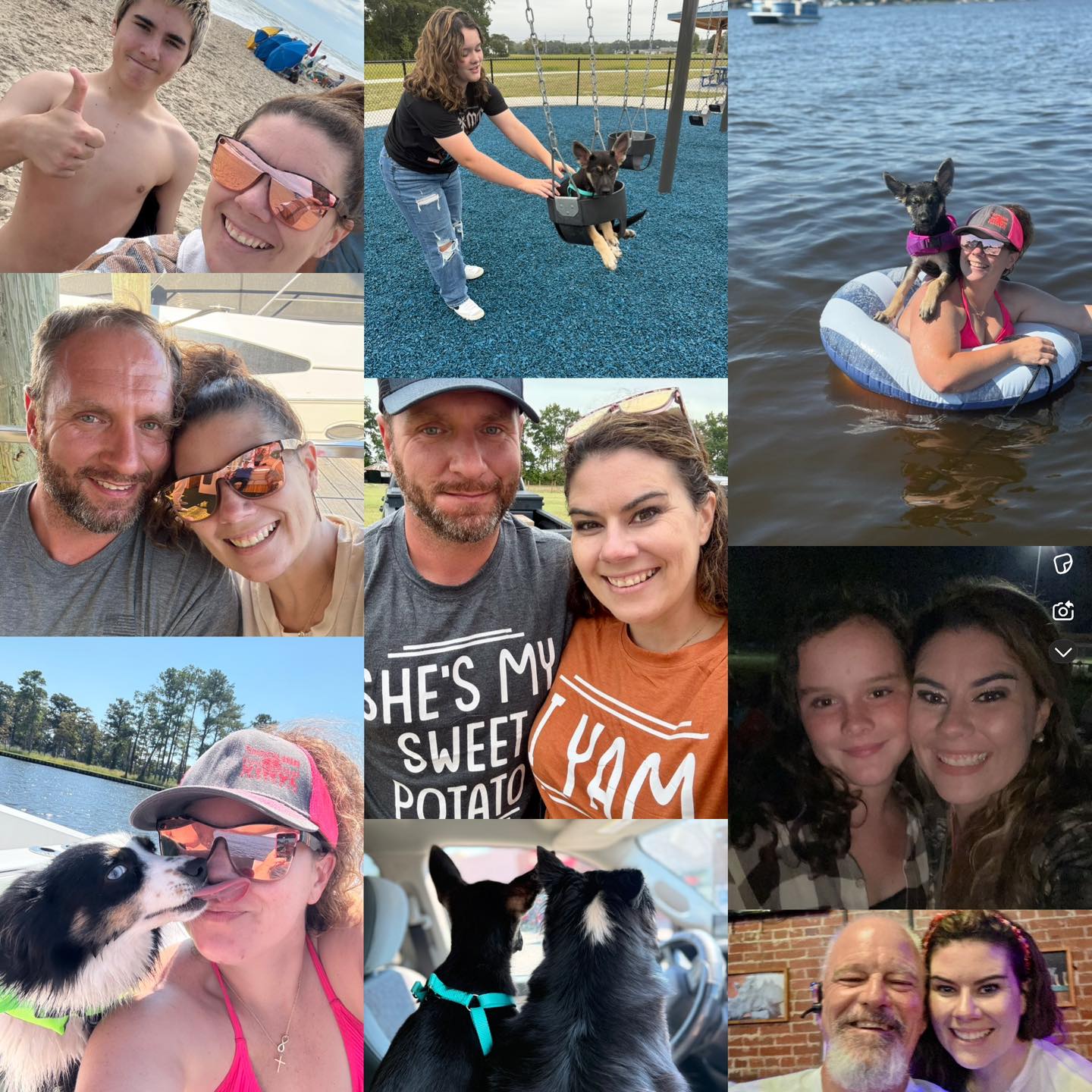 More of the family — adventures, sunshine, pups and the people who keep me smiling